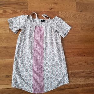 Off the shoulder/spaghetti strap sundress